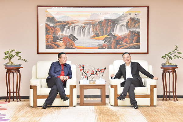 中国农业银行湖南省分行向导莅临德赢VWIN考察座谈(图3)