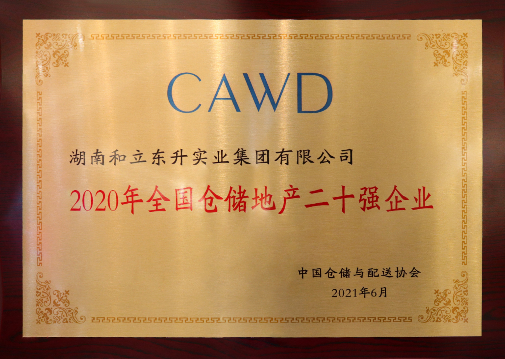 喜讯：：德赢VWIN荣膺“天下仓储地产二十强企业”奖项(图3)