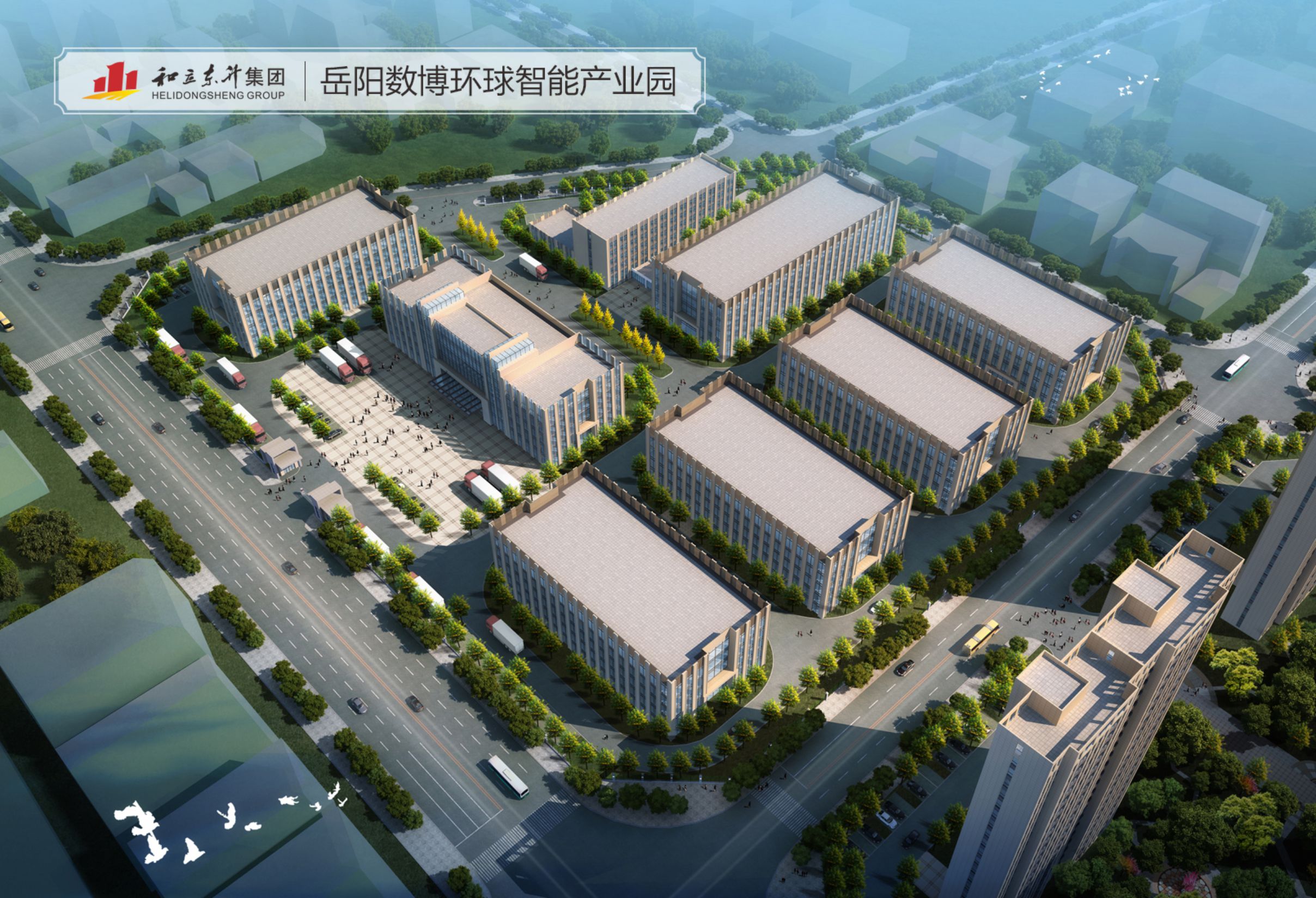 岳阳数博环球智能工业园(图1)